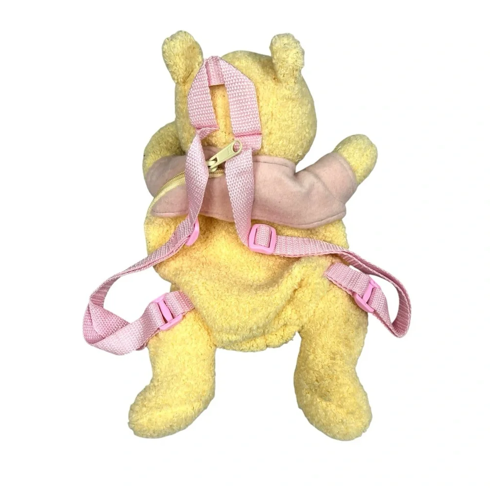 Disney Winnie The Pooh Vintage Kids Small Plush Toy Backpack Y2K Cartoon